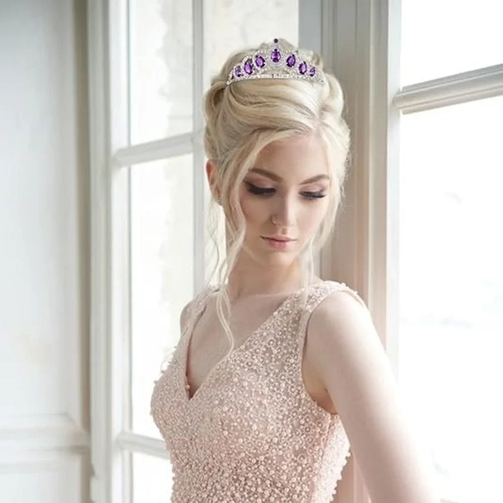 Multi-Theme Cartoon Princess Tiara &‎ Necklace Jewelry Set